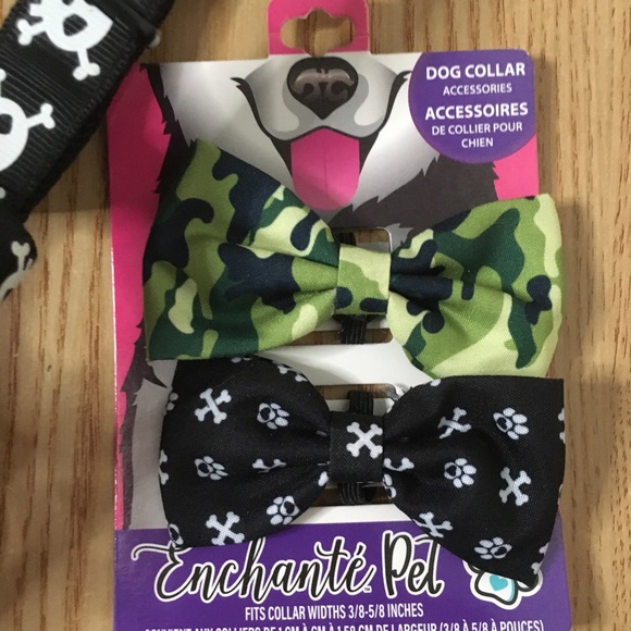 Bundle of 4 Doggie Harness 3/4” Leash 60” Long & 2 Collar Bowties Fits 3/8-5/8” - Picture 8 of 8